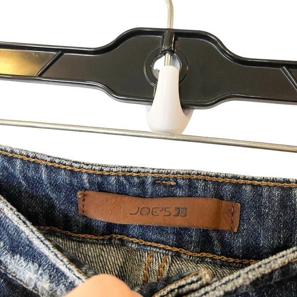 Joe's Jeans Womens 29 Blue‎ The Billie Crop Boyfriend Slim Rika Japanese Denim - Picture 4 of 7